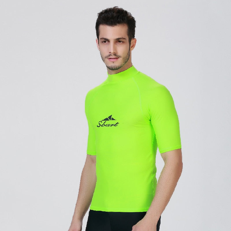 UPF Sun Protection Short-Sleeve  Rush Guard